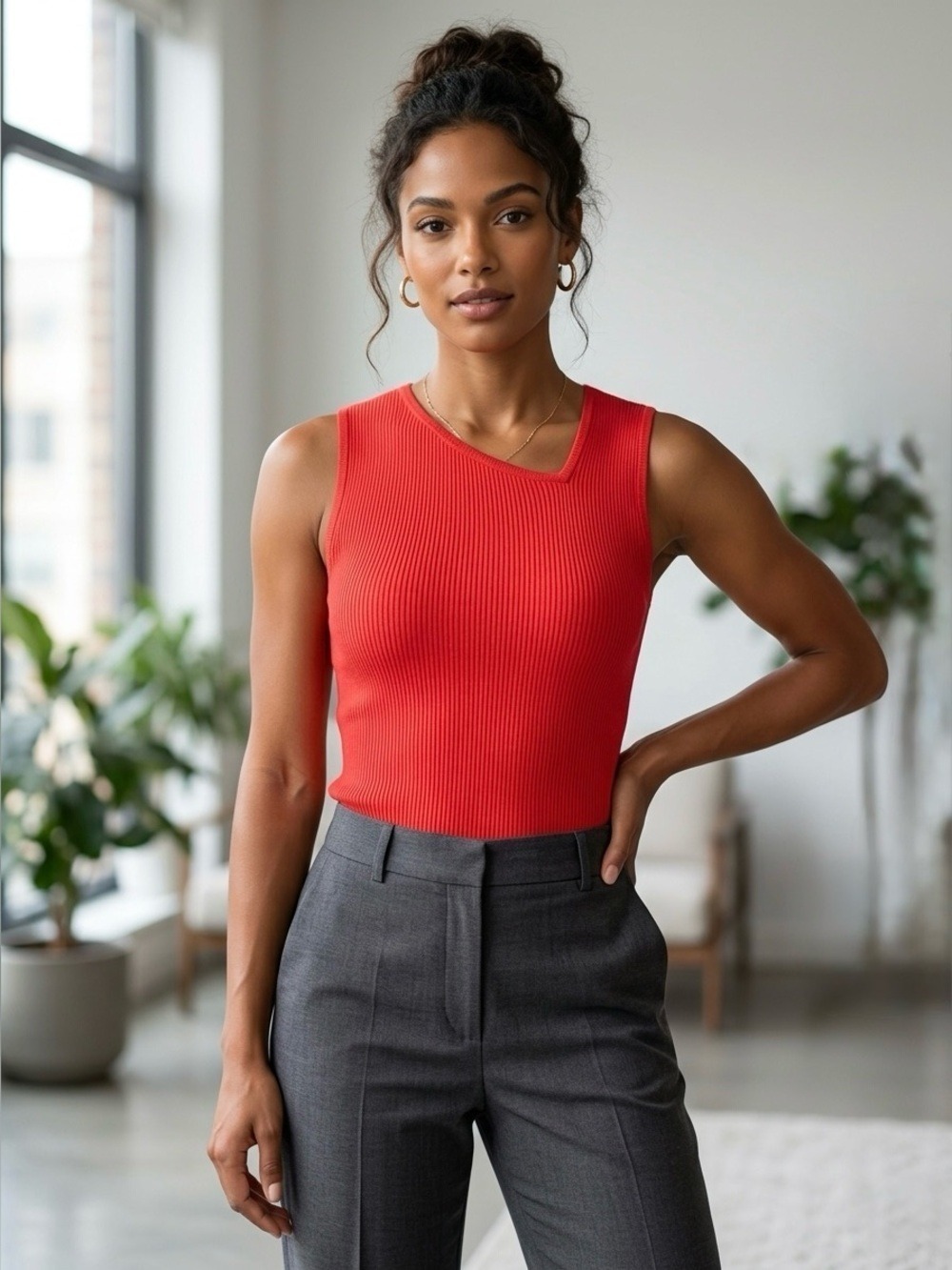 Croft & Barrow NWOT Asymmetrical Top